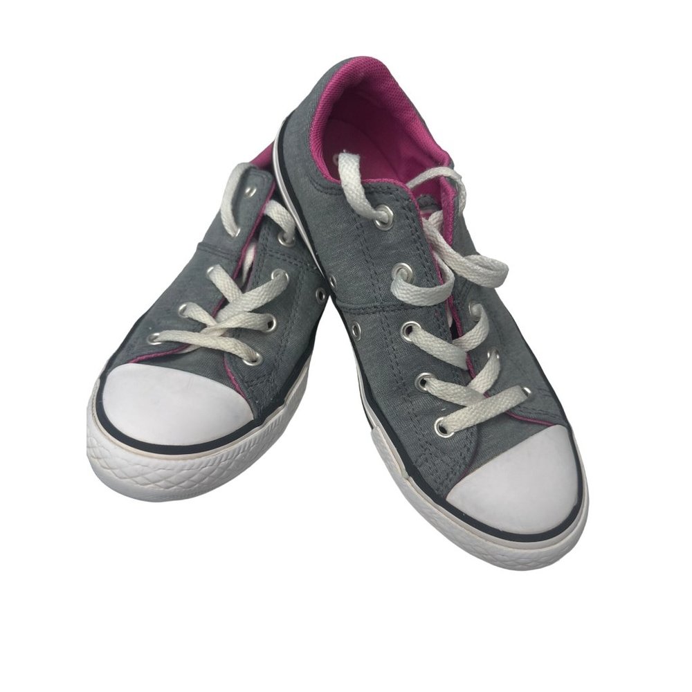 Converse Size 2.5 Gray with Pink Interior Chuck Taylor‎